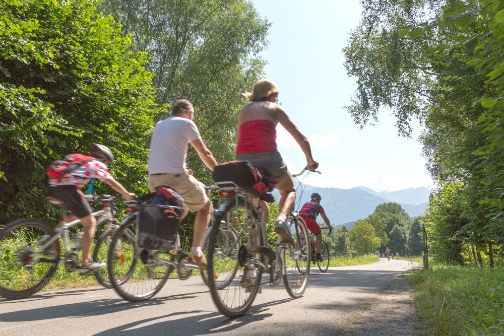 Camping Annecy, mobil home Piste Cyclable