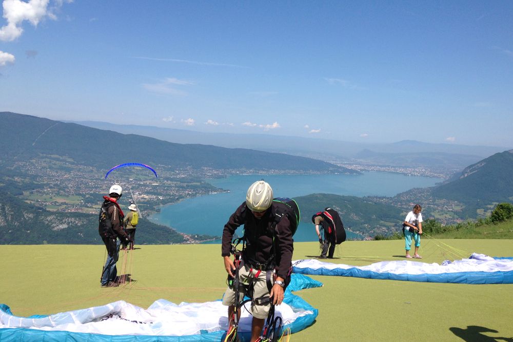 Parapente Annecy Parapente au dessus du Lac d
