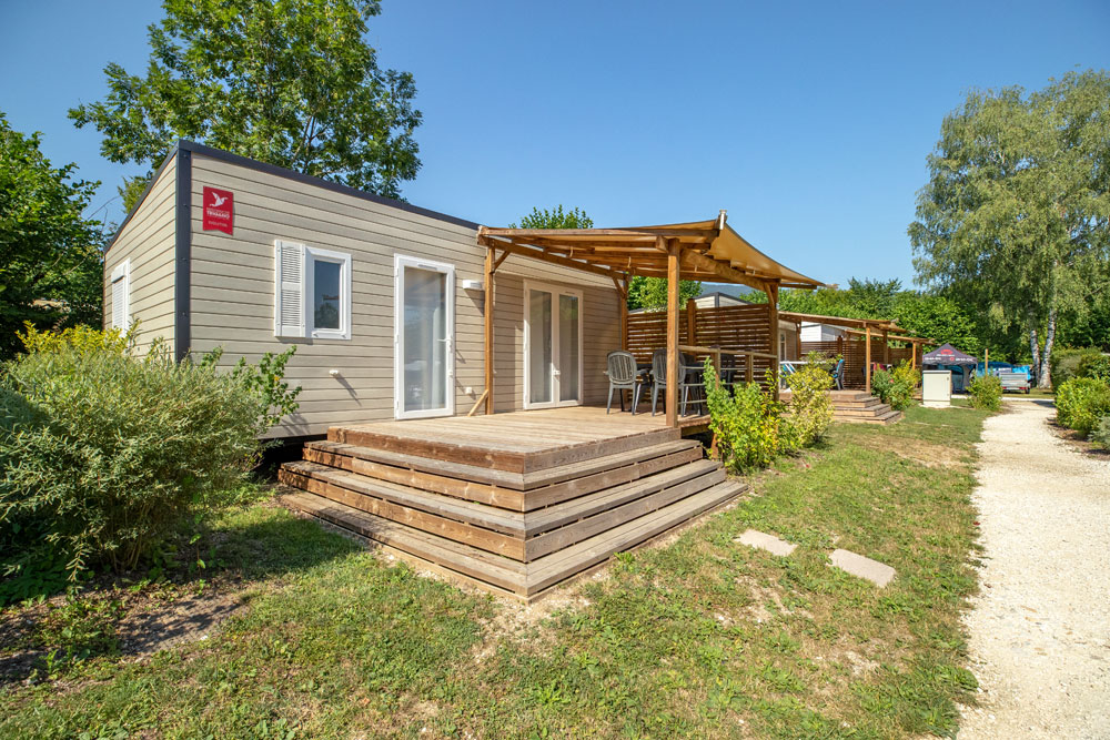 Location mobil home camping Lac Annecy